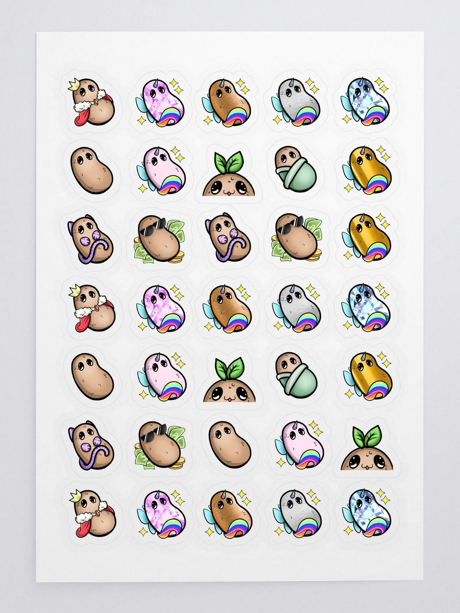 Feuille de collants Patates product image (3)