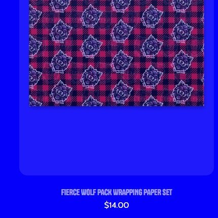 I just releases TheWolfPack Themed Wrapping paper got check it out on my shop in my bio!!!