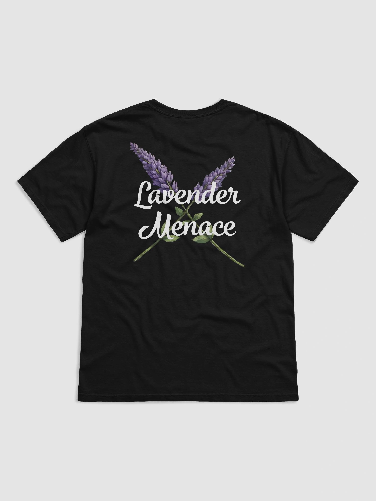 Lavender Menace - T-Shirt (Black) product image (7)
