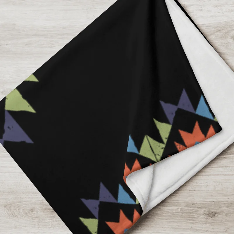 Geometric Aztec Fusion Throw Blanket product image (5)
