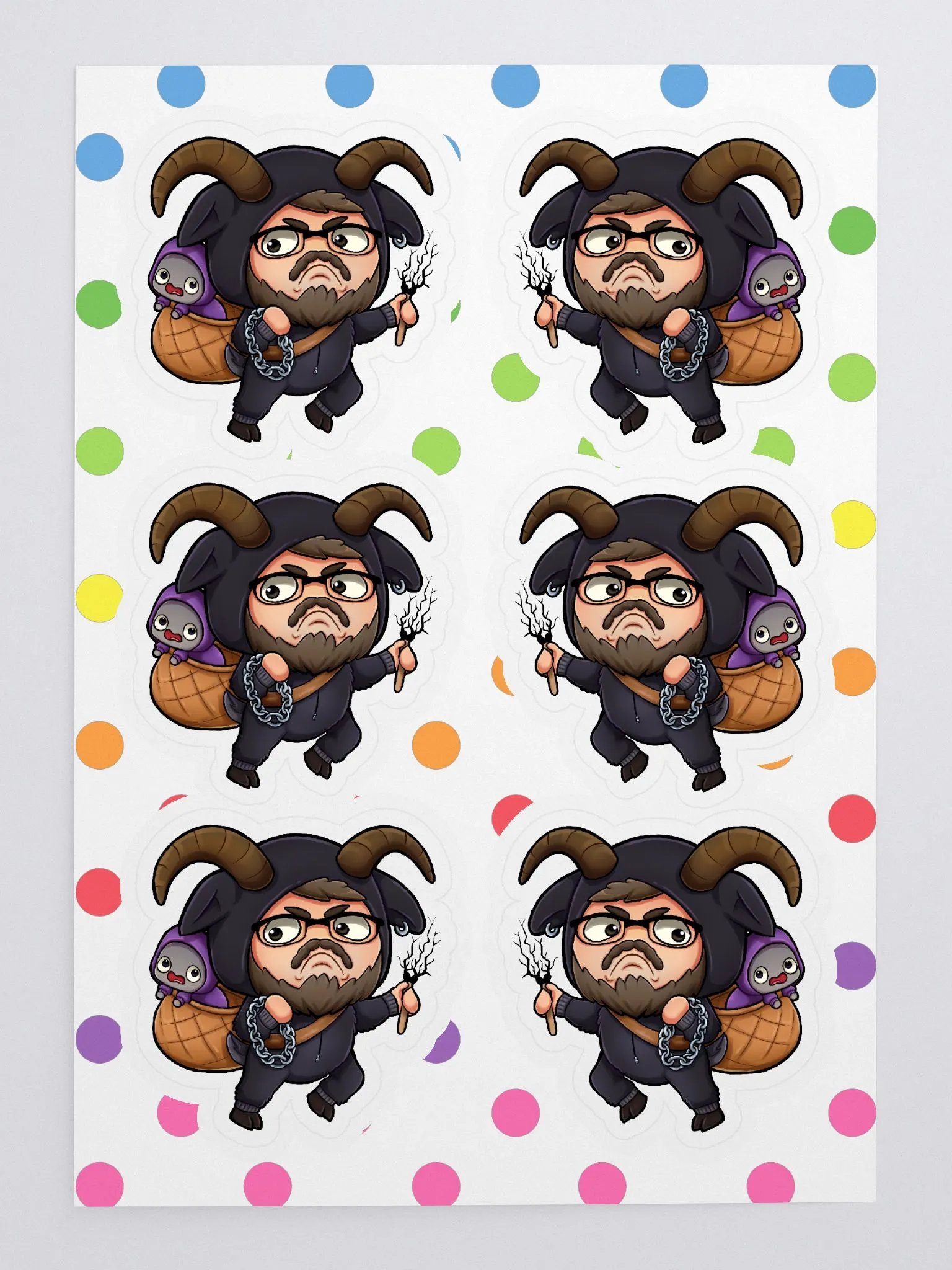 KRAMPGAR Sticker Sheet product image (3)