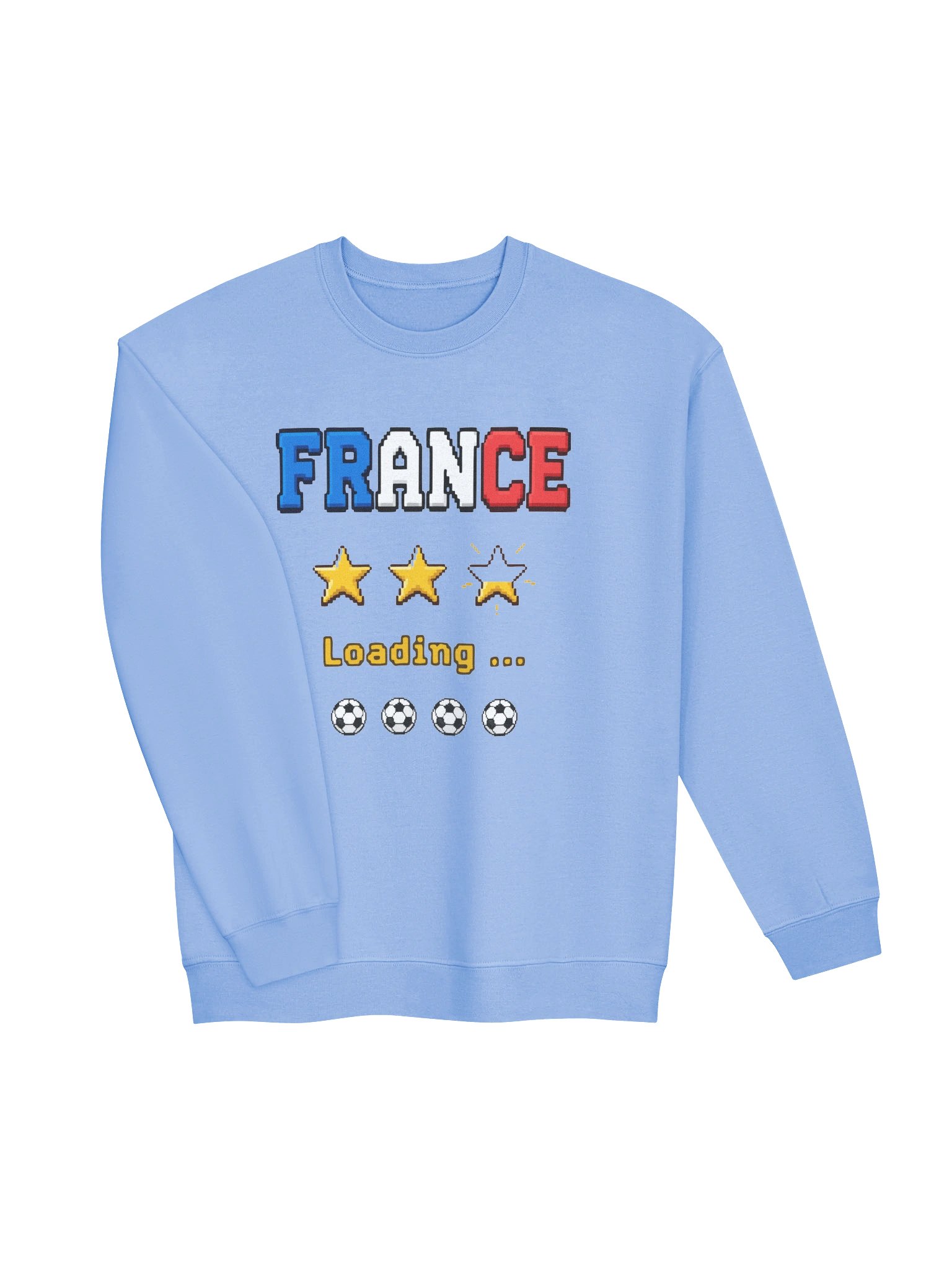 Sweatshirt France Loading - Retro gaming 8-bit Edition product image (21)