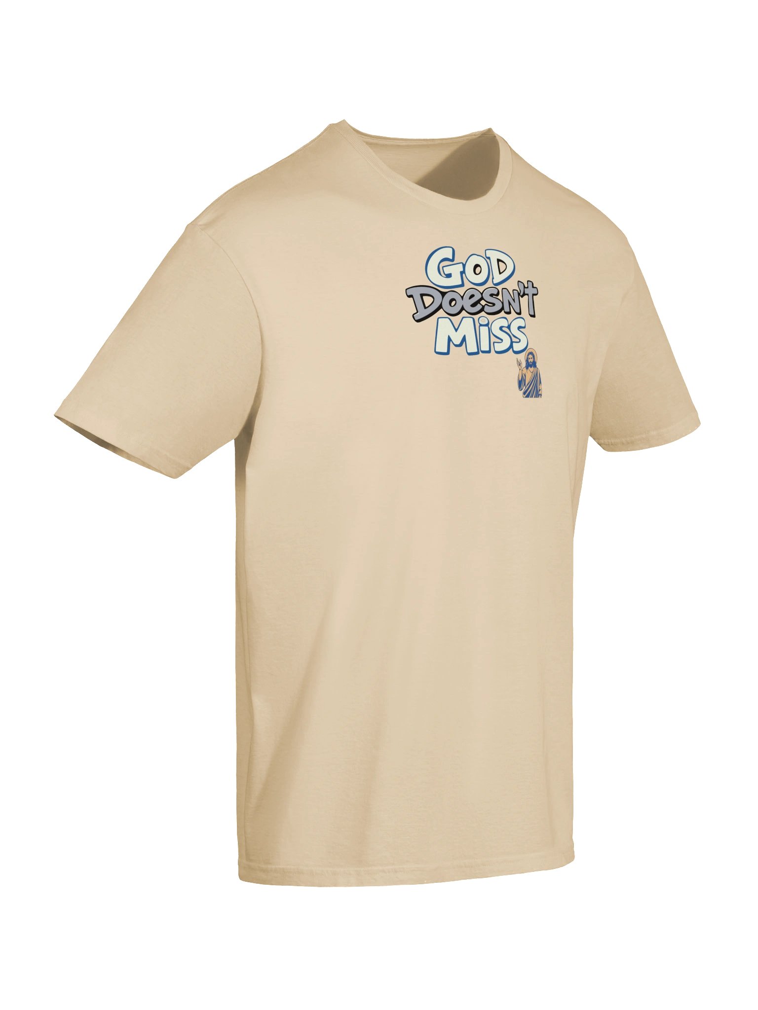 God Doesn’t Miss Faith Statement T-shirt product image (4)