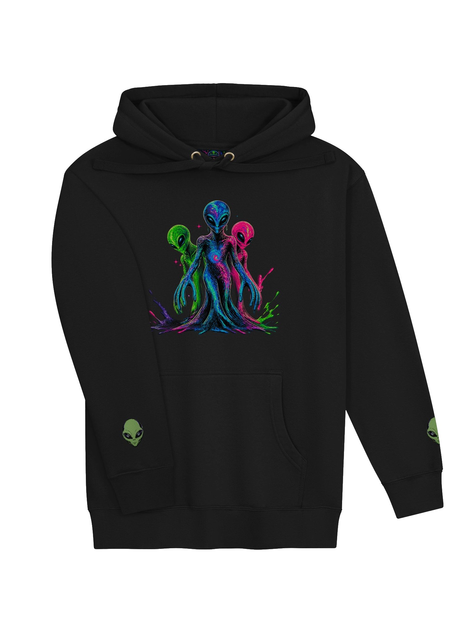 Neon Alien Trio Hoodie product image (13)