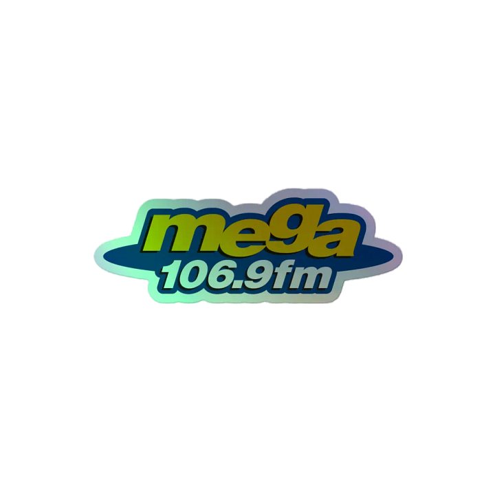 Mega 106.9 Hoja de pegatinas holográficas product image (2)