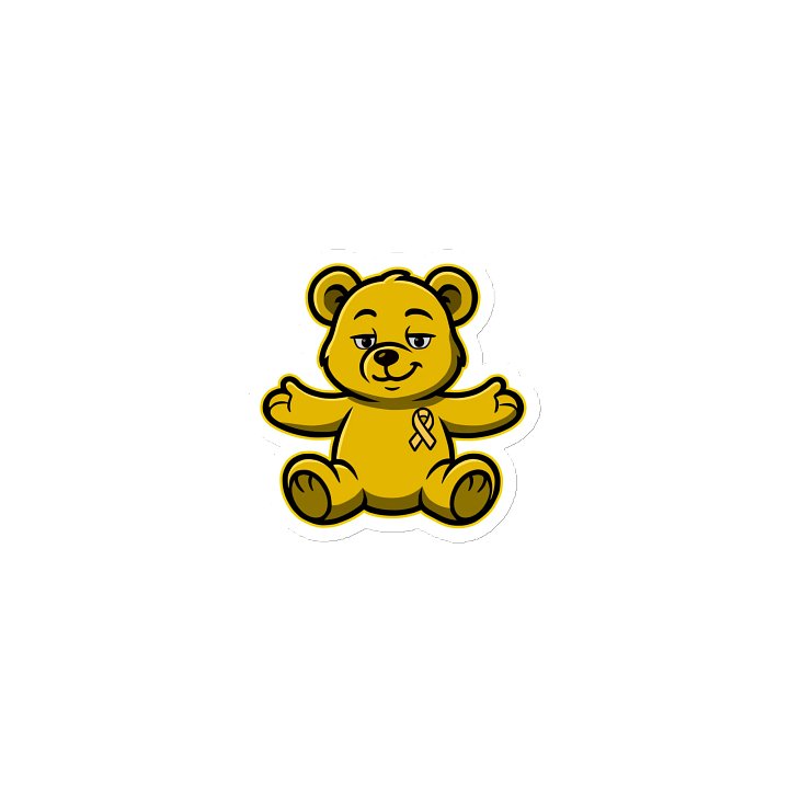 Yellow Bear of Sharing Magnet product image (1)