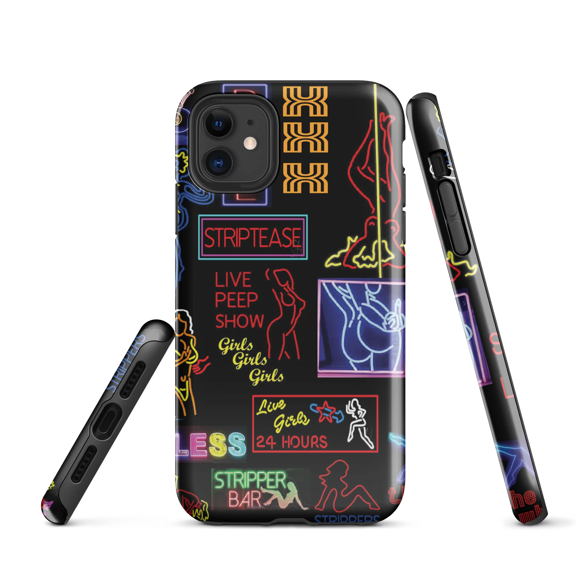 neon strip club signs iphone case product image (1)