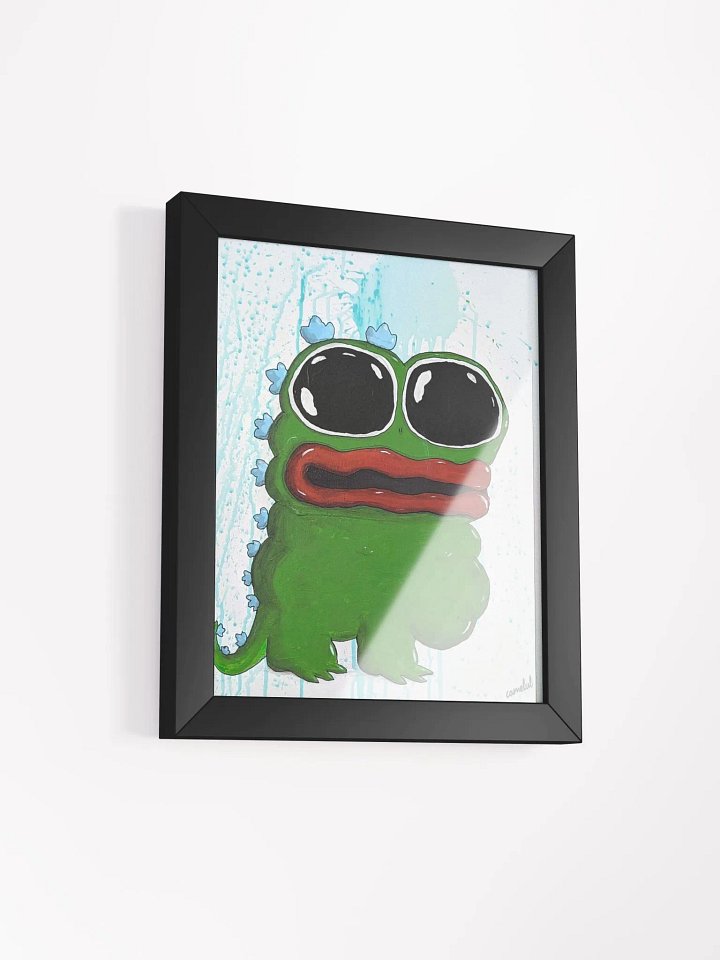 "REPTAR" PEPE PAINTING | FRAMED PRINT product image (2)