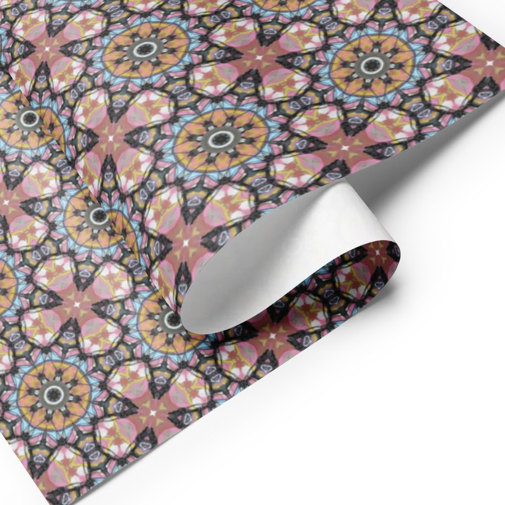 Bike Kaleidoscope Pattern WRAPPING PAPER product image (7)