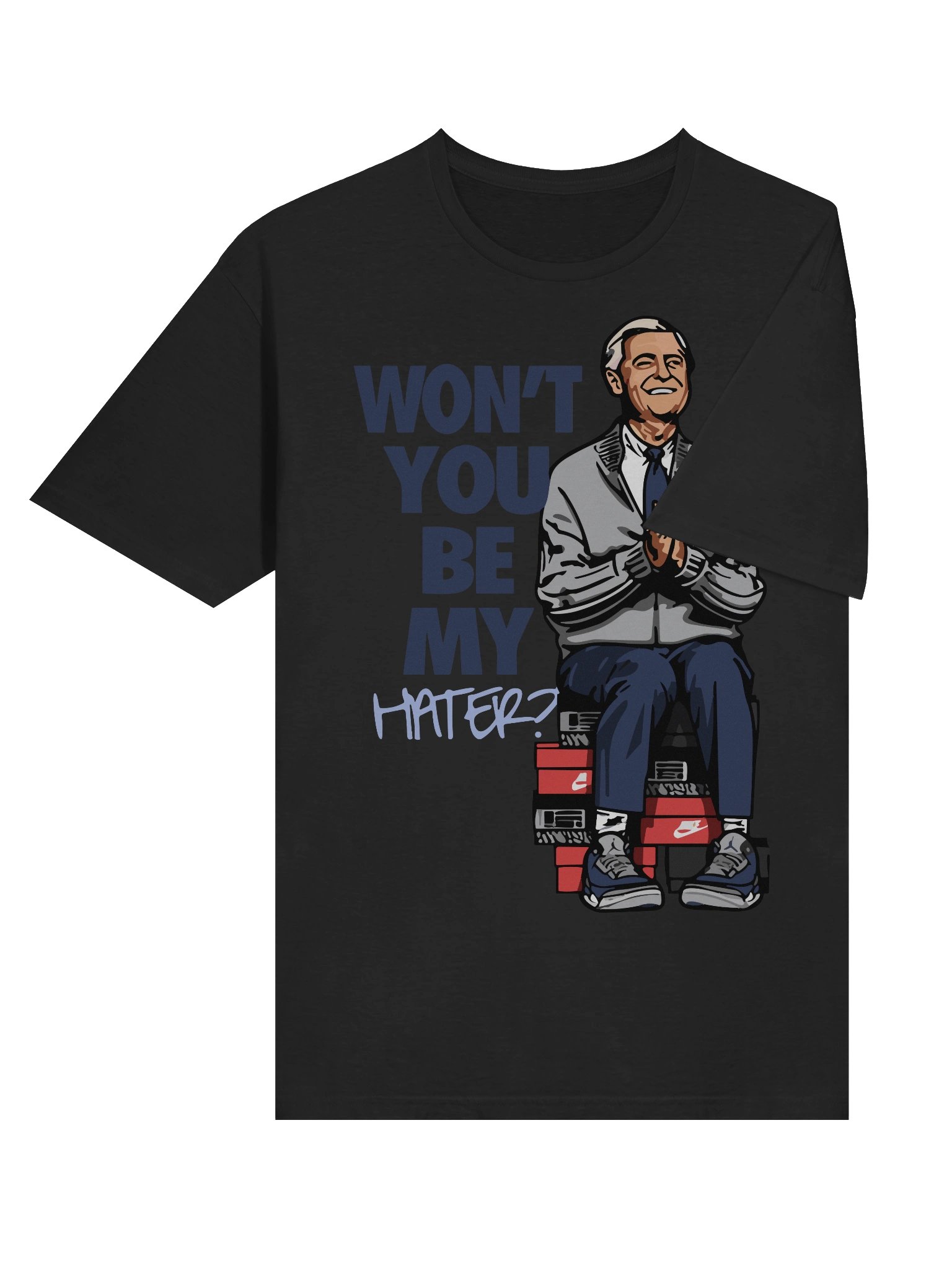 Mr. Rogers Parody – “Won’t You Be My Hater?” Sneakerhead Edition – Gildan Softstyle T-Shirt product image (4)