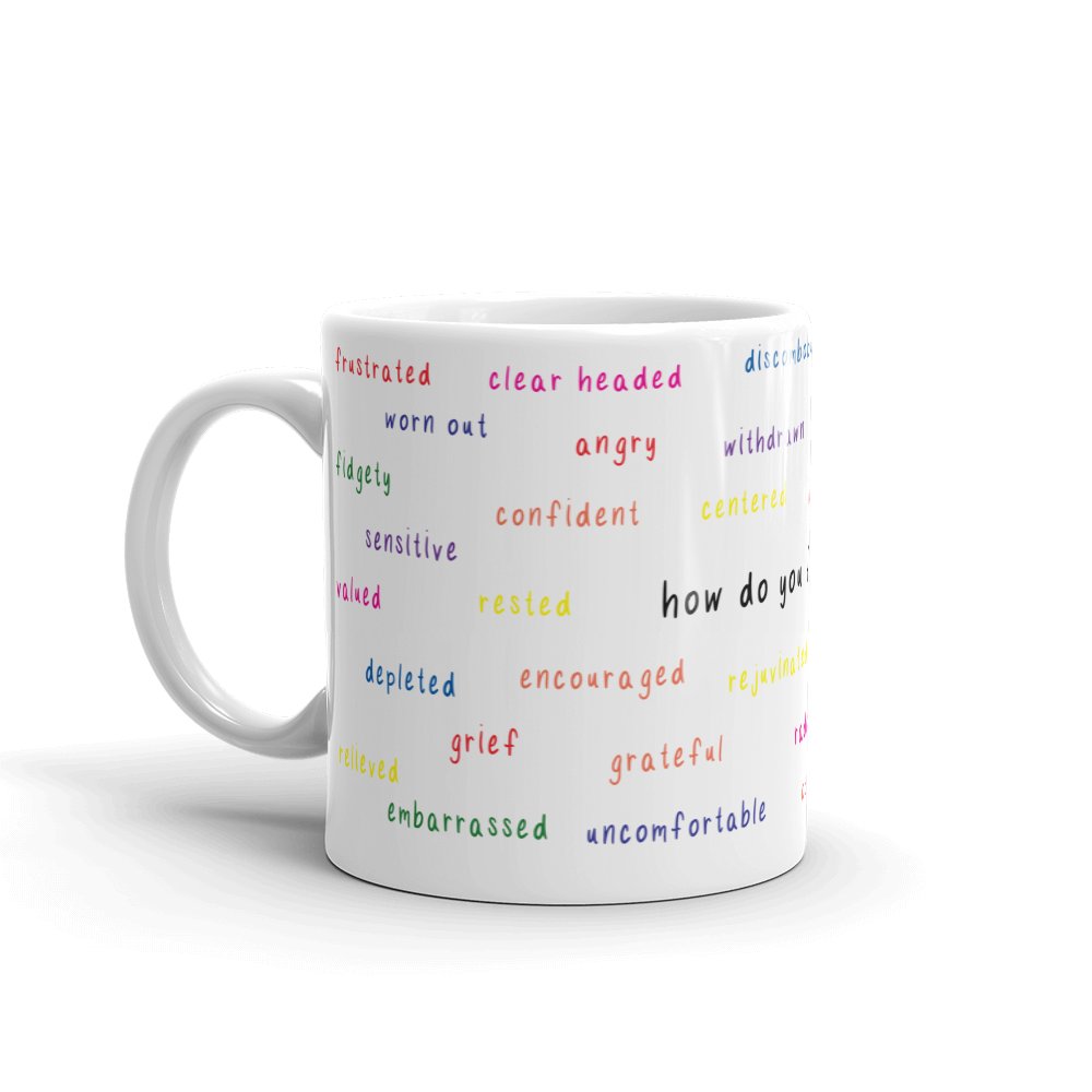 Feeling Words Mug product image (2)