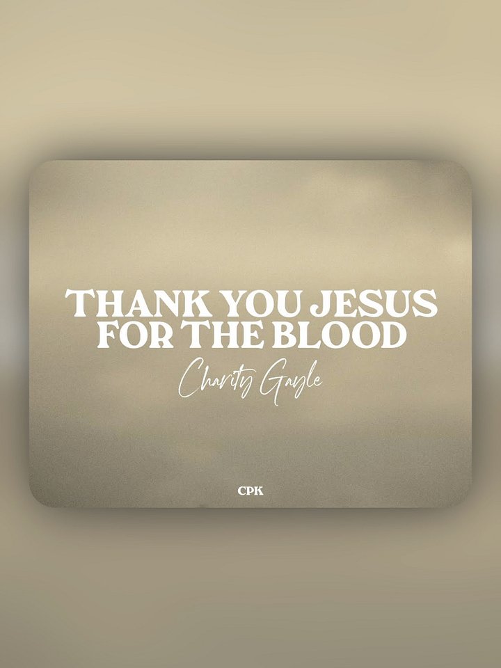 Thank You Jesus for the Blood product image (1)
