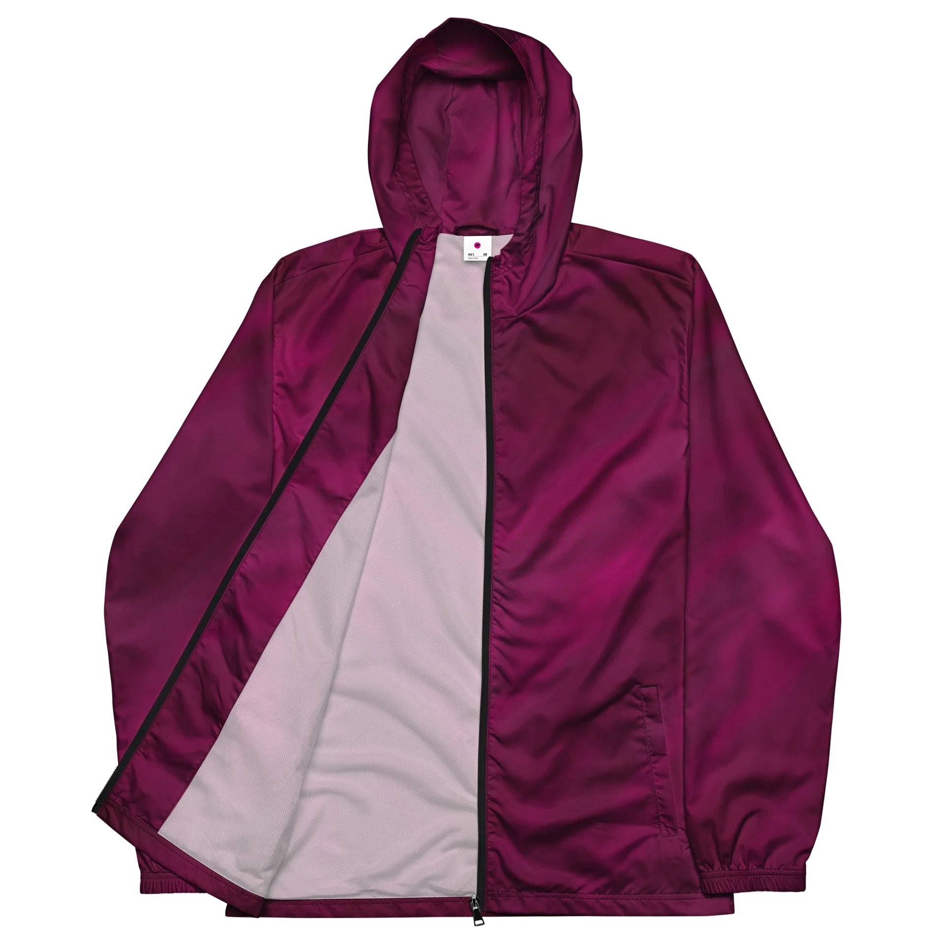 Burgundy Gradient All-Over Windbreaker product image (2)