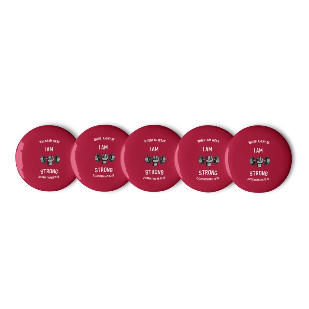 I Am Strong Pin Sets: Maroon product image (5)