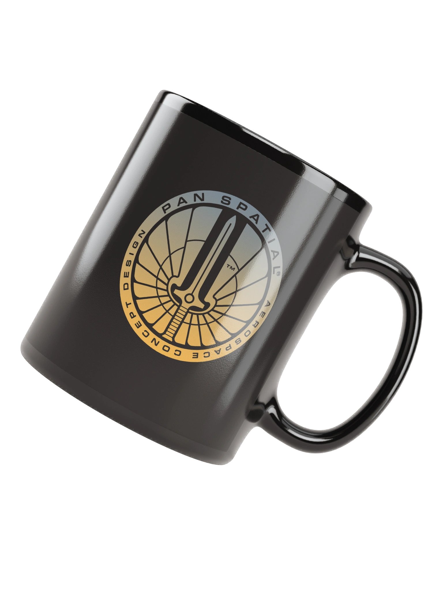 Pan Spatial Black and Gold Mug product image (8)