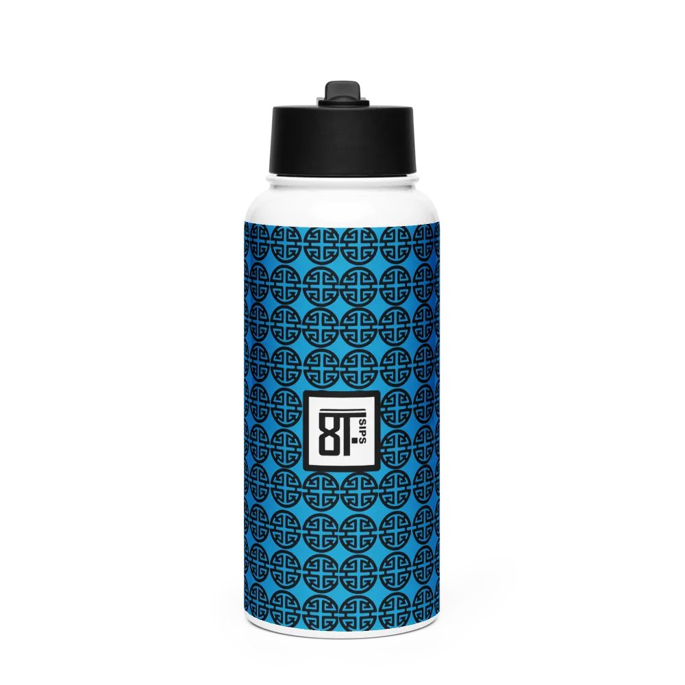 8T Sips Prosperity Stainless Steel Water Bottle product image (1)