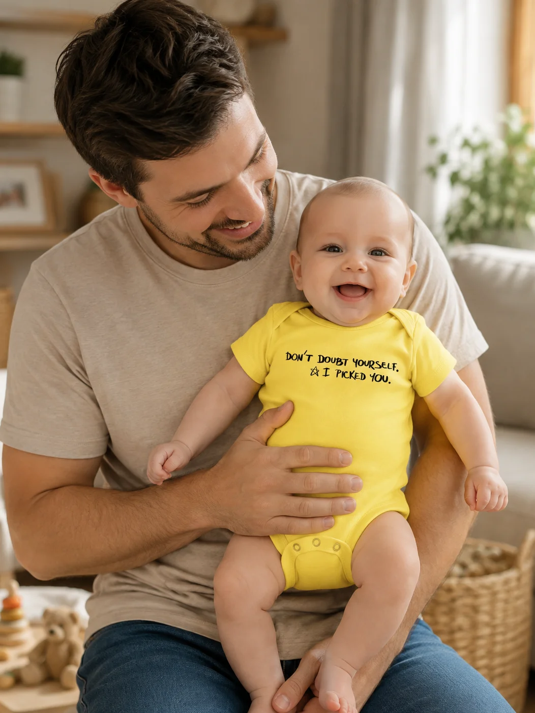 Meaningful Baby Bodysuit | New Mom Gift | Baby Shower Gift | Encouragement Baby Onesie | Original Handwriting Infant Outfit product image (12)