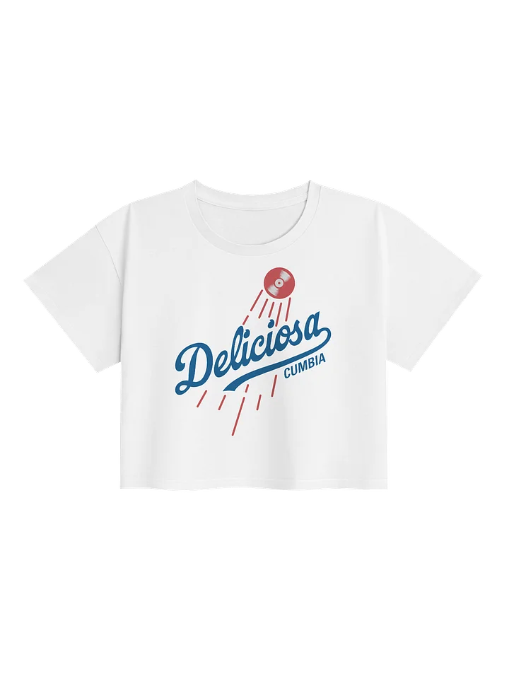 DELICIOSA CUMBIA | D - WHITE TEE | CROPTOP | product image (1)