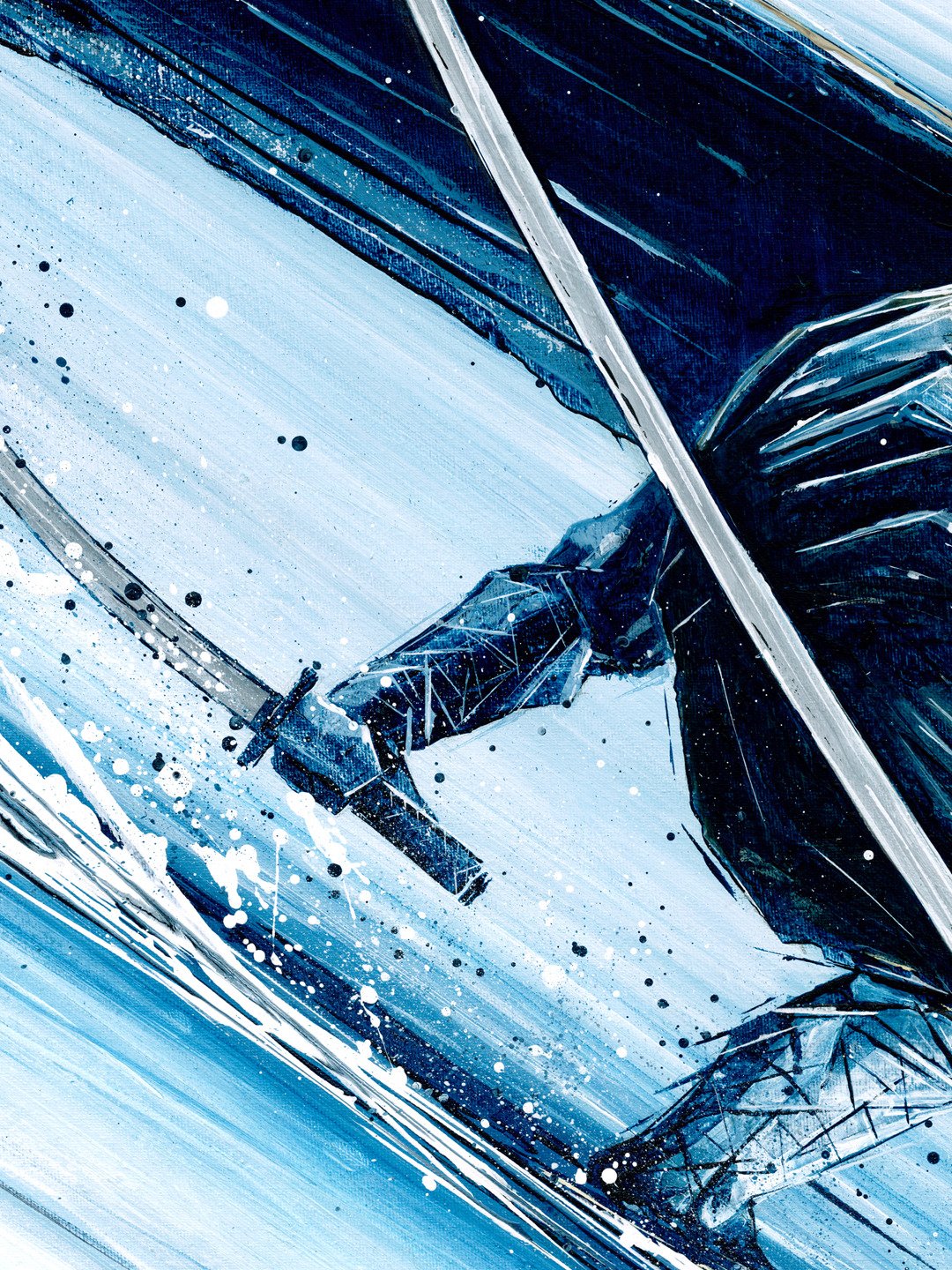 The Winter Warrior Rides - Original Painting product image (6)