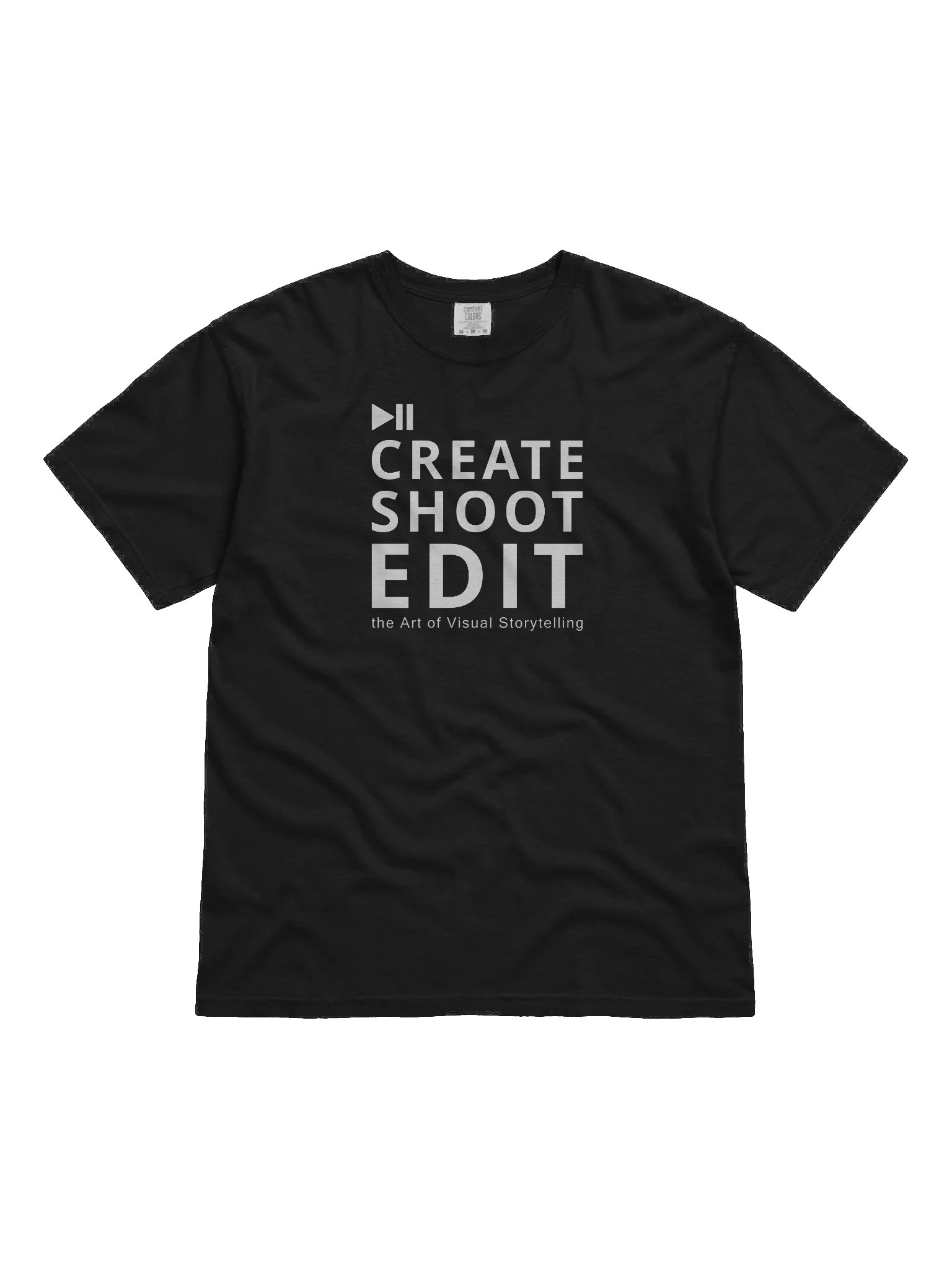 Create, Shoot, Edit Tee – The Art of Visual Storytelling product image (1)