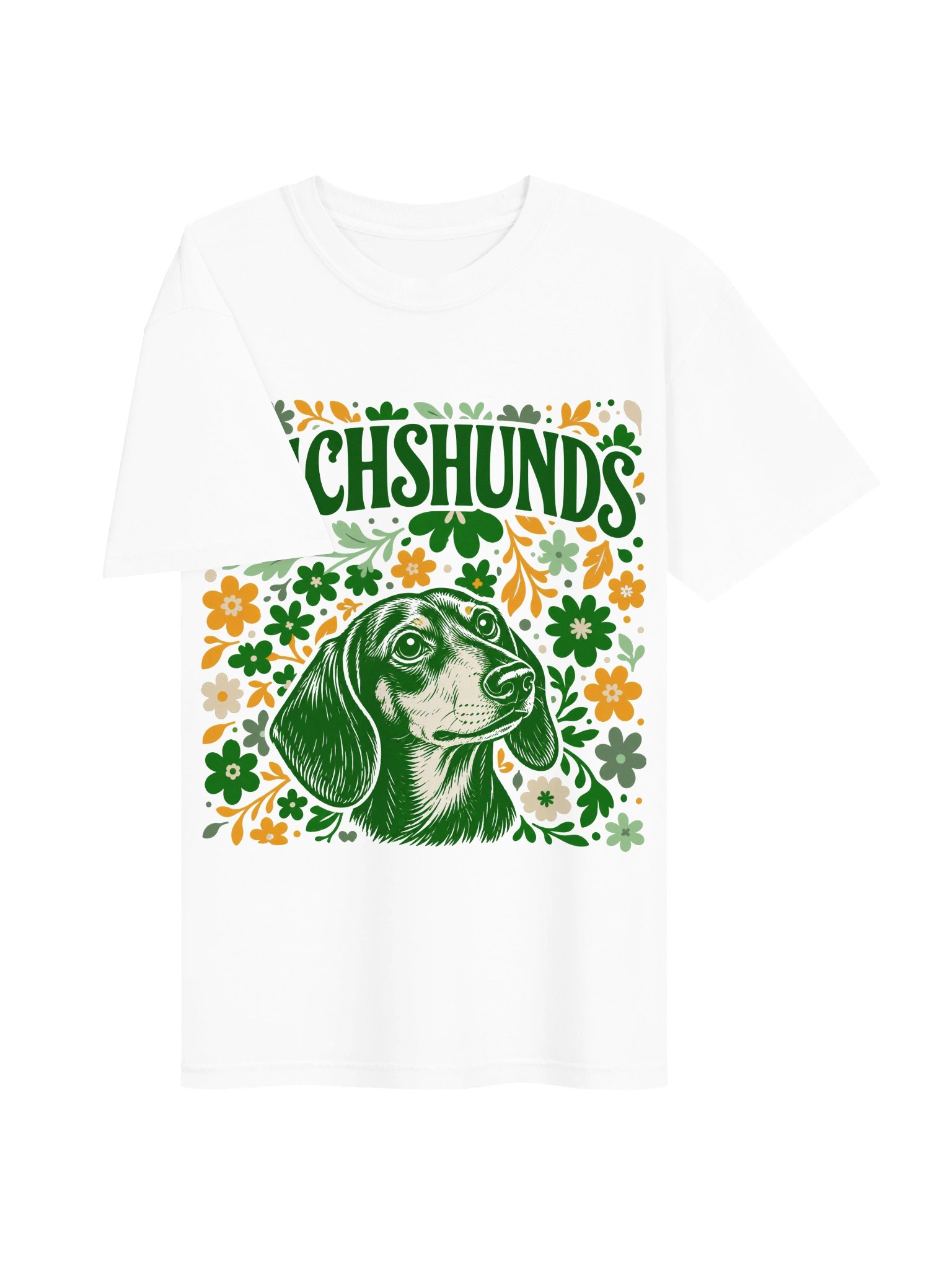 Retro Floral Dachshund Tee product image (3)