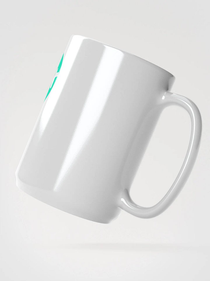 HOT BOX FAM TRANSPARENT SEAFOAM GREEN LOGO COFFEE MUG product image (2)