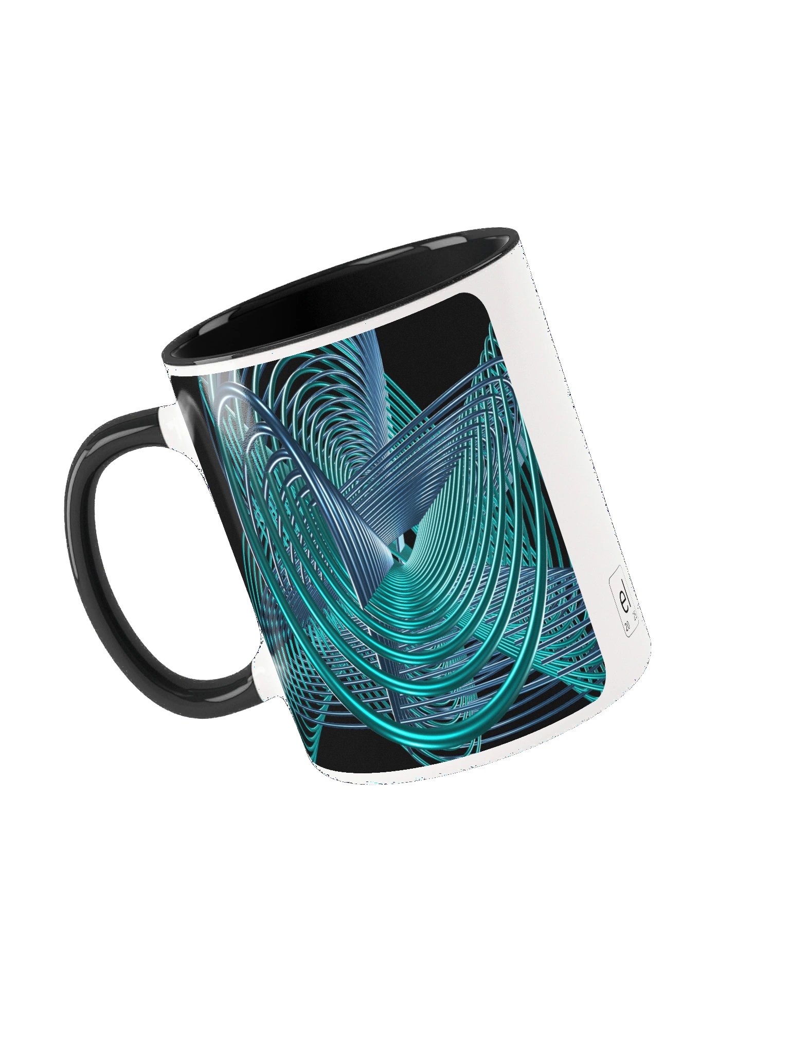 Oscilloscopic Dance 1+2 - Lissajous Figures Mathematical Art Mug product image (3)
