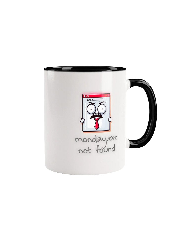 Monday.exe not found Ceramic Mug with Color Inside product image (7)
