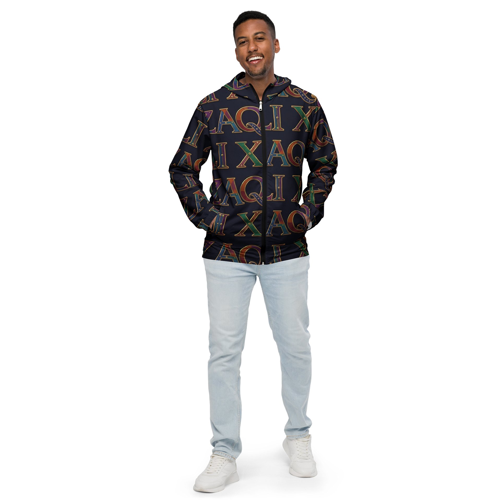 XZAQLI Men's Prism Monogram Windbreaker product image (3)