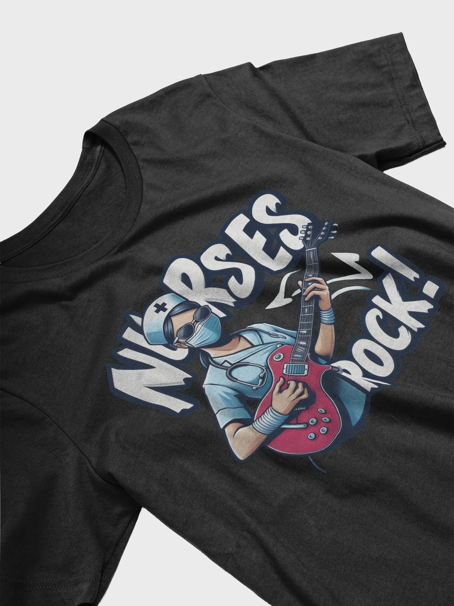 Rockstar Nurse Illustrated T-Shirt product image (32)