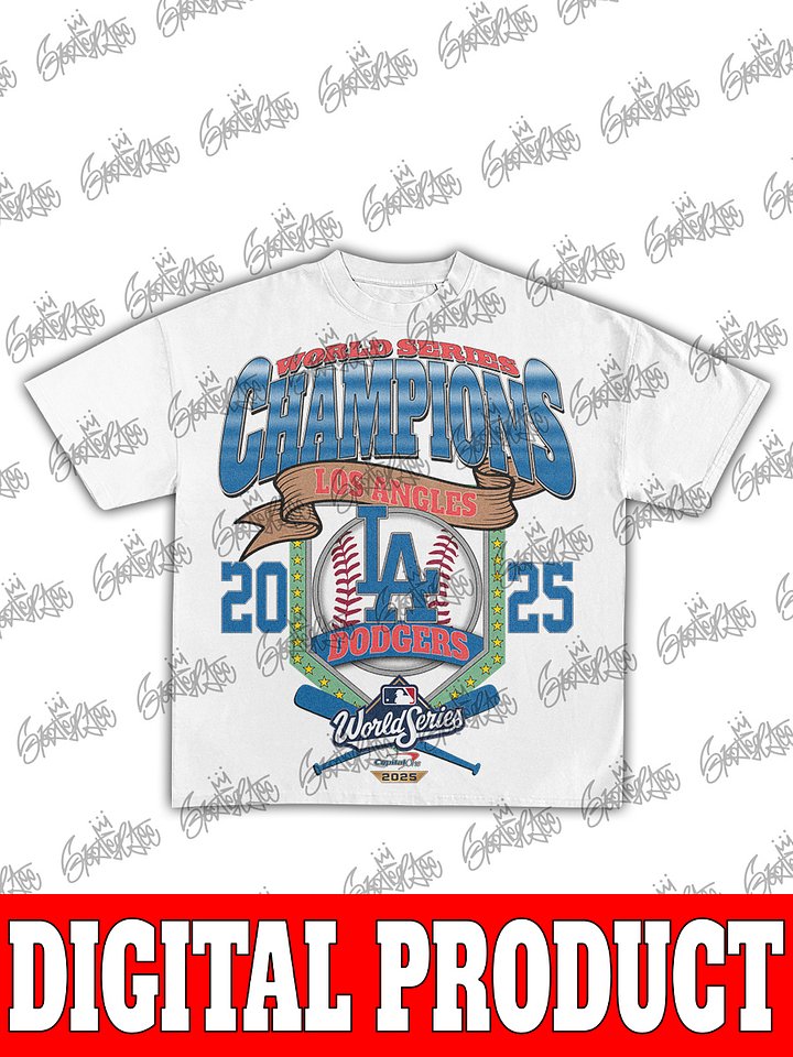 Los Angeles Dodgers World Series Champions 2025 Bootleg Graphic product image (2)