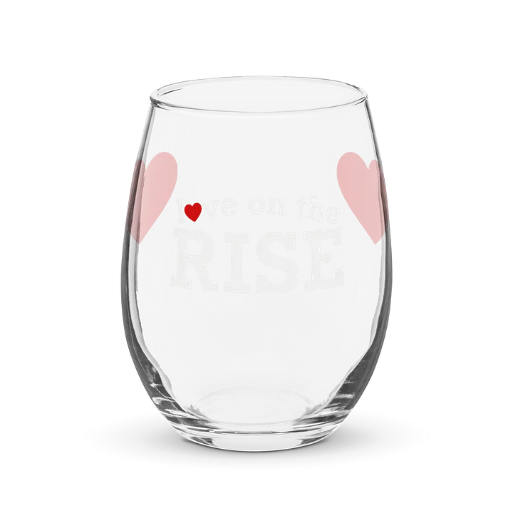 Love on the RISE Stemless Wine Glass product image (1)