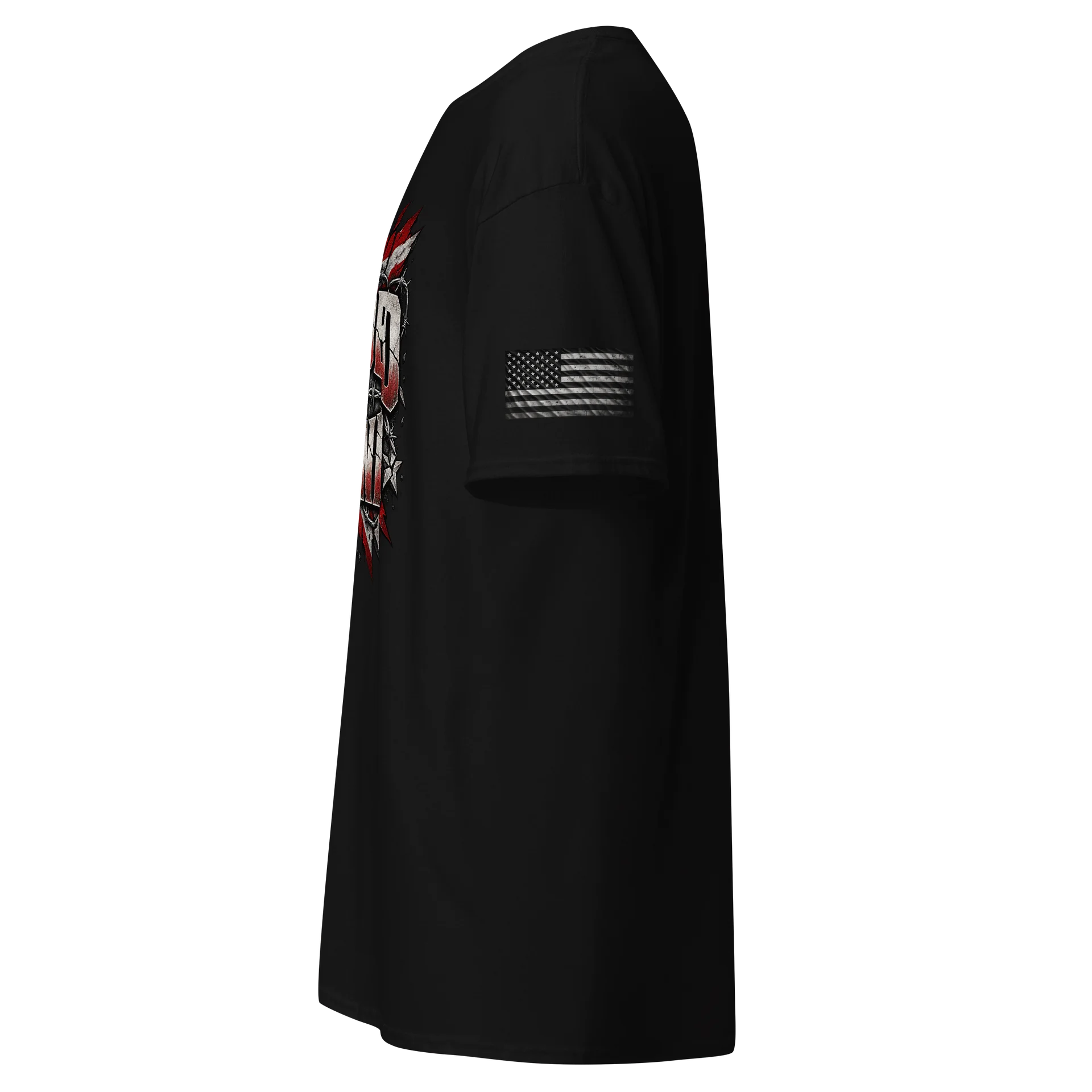 Black unisex Gildan shirt Divided we stand product image (4)