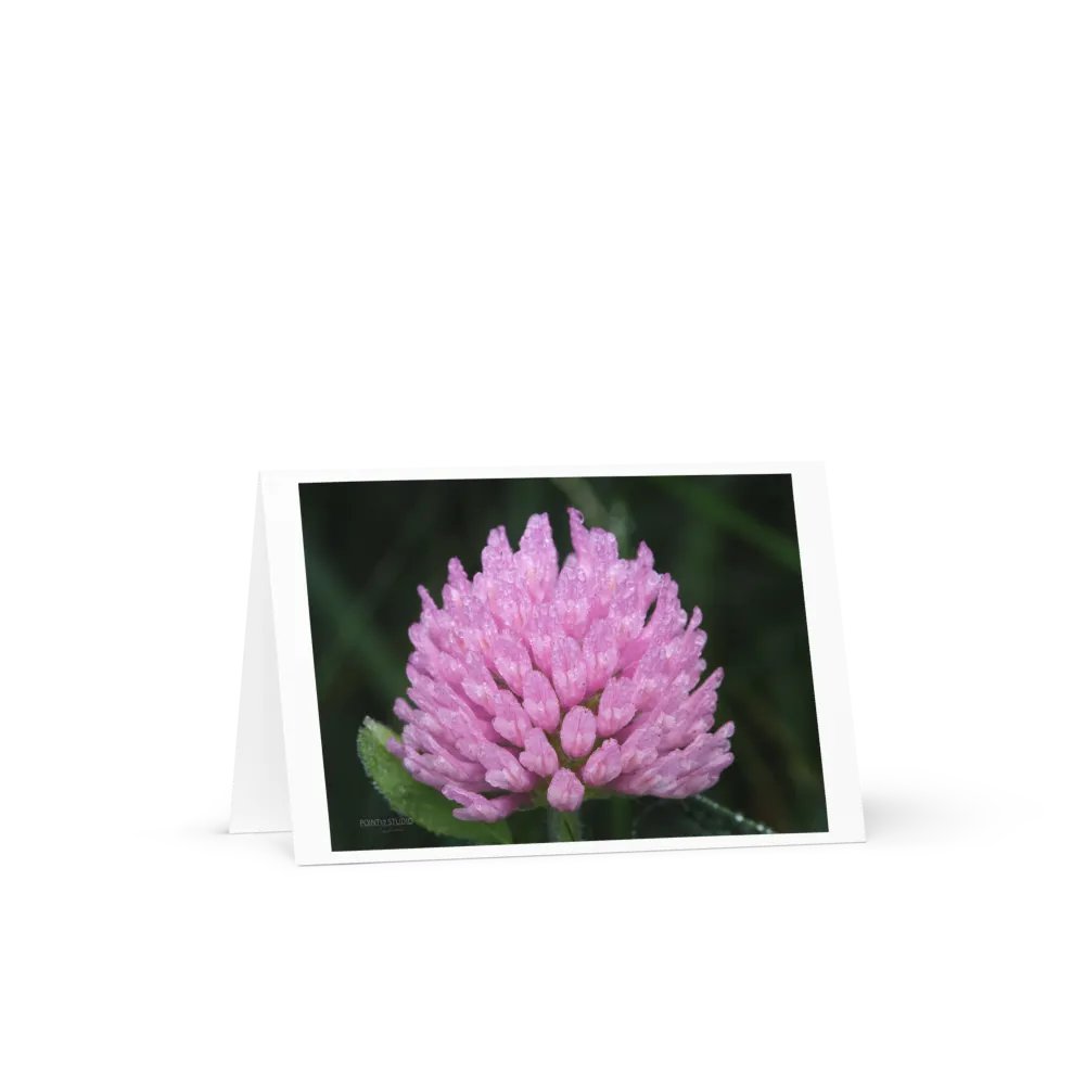 Soaked Purple Clover Greeting Card product image (3)