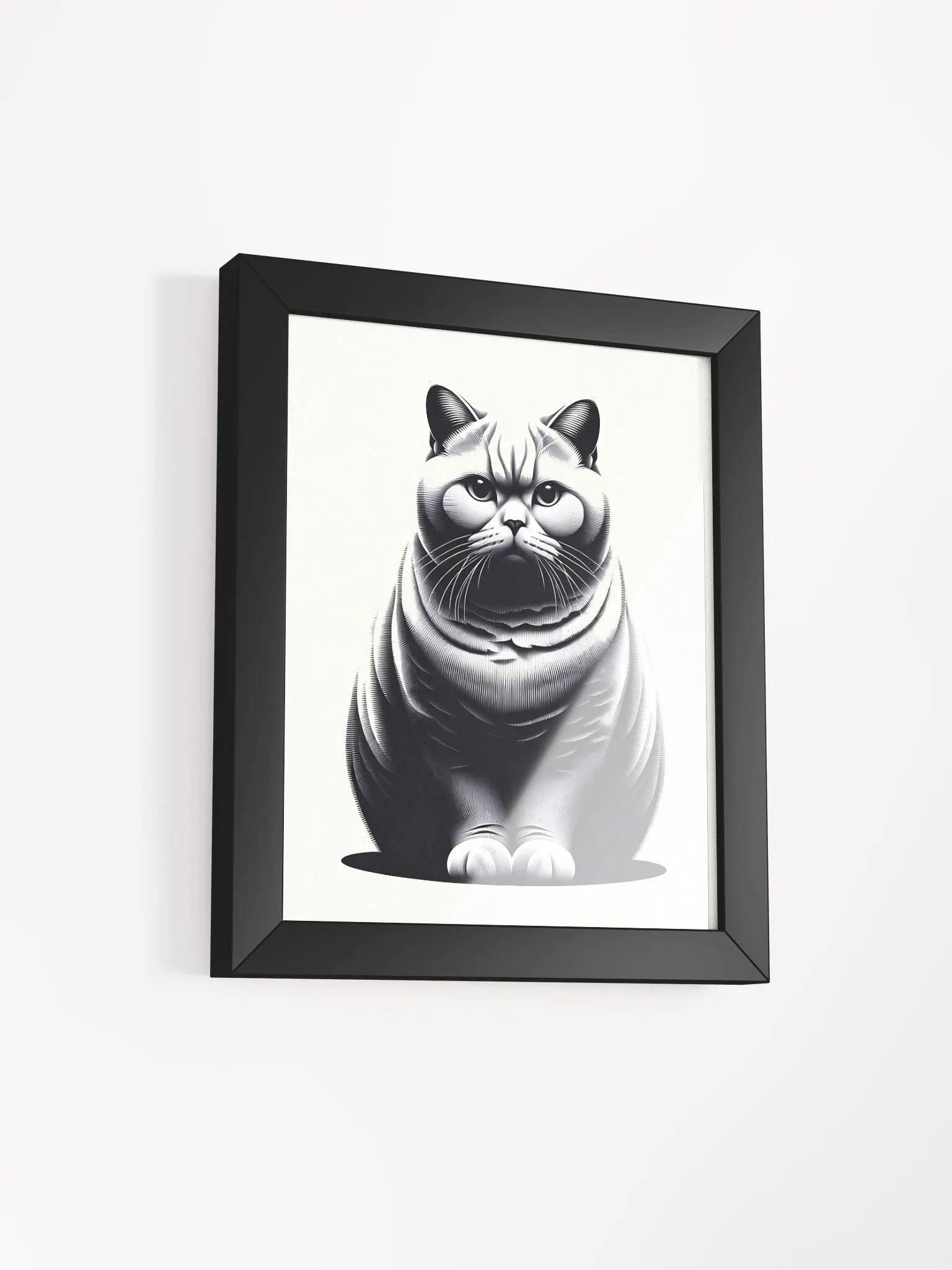 Framed High-Quality Matte Poster (in): British Shorthair product image (53)