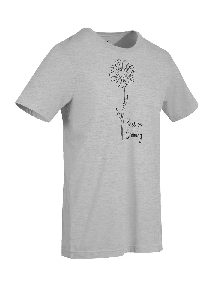 “Keep On Growing” – Chamomile Line Art Supersoft Tee product image (2)