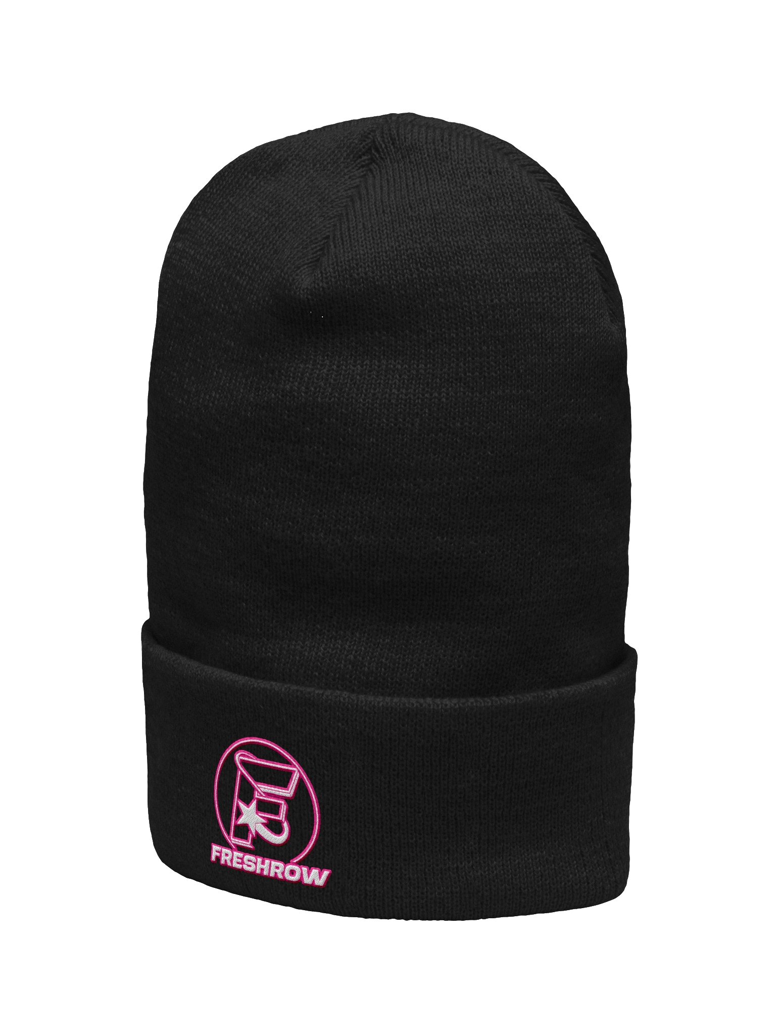 Stitched Pink Freshrow Beanie product image (1)