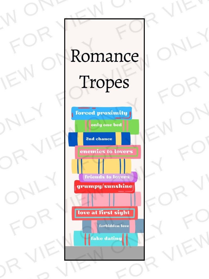 Romance Tropes Bookmark product image (2)