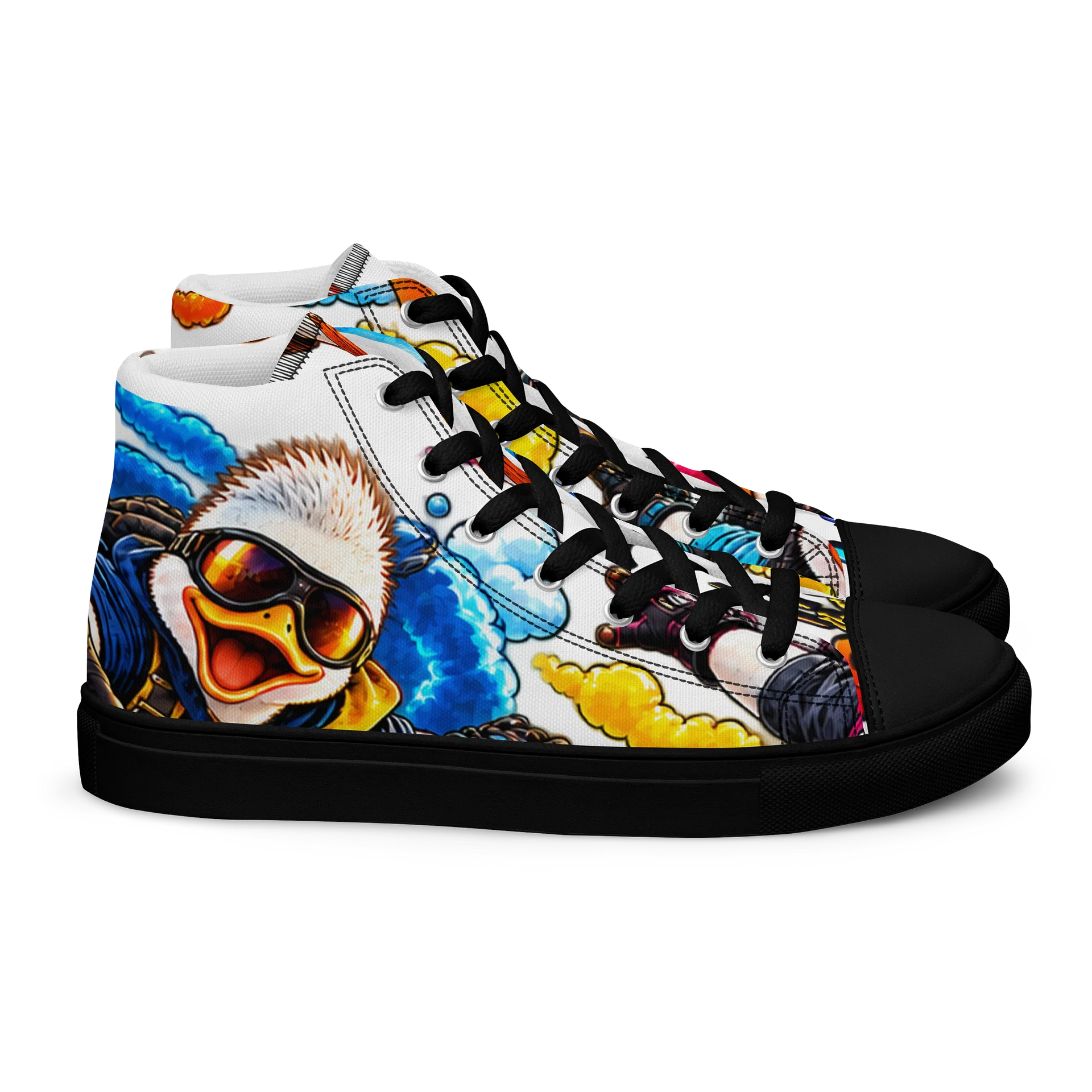 BiGFaLLz Freefall Five High-Top Canvas Sneakers product image (2)