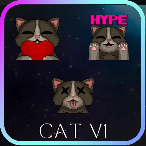 Cat V1 Emotes product image (1)