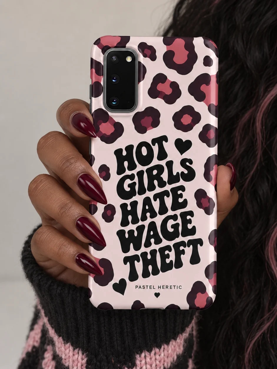 Hot Girls Hate Wage Theft | Samsung Snap Case product image (1)