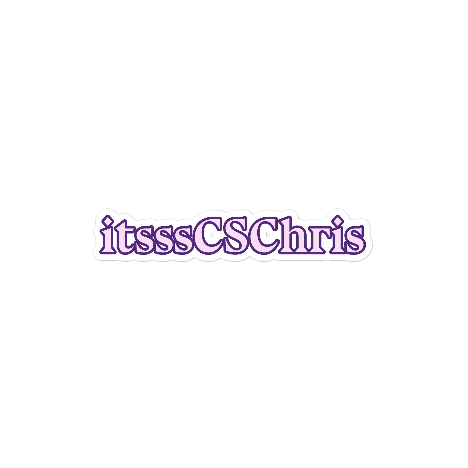 itssCSChris Huge 8"x10" Sticker product image (1)
