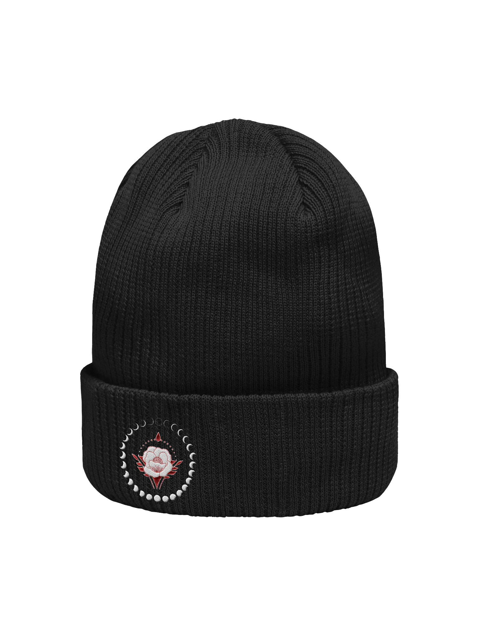 Organic Beanie Mystic Moon Blooming Rose product image (4)