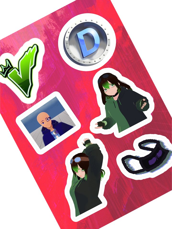 Variety Sticker Pack - Renders, Basics, and Memes product image (1)