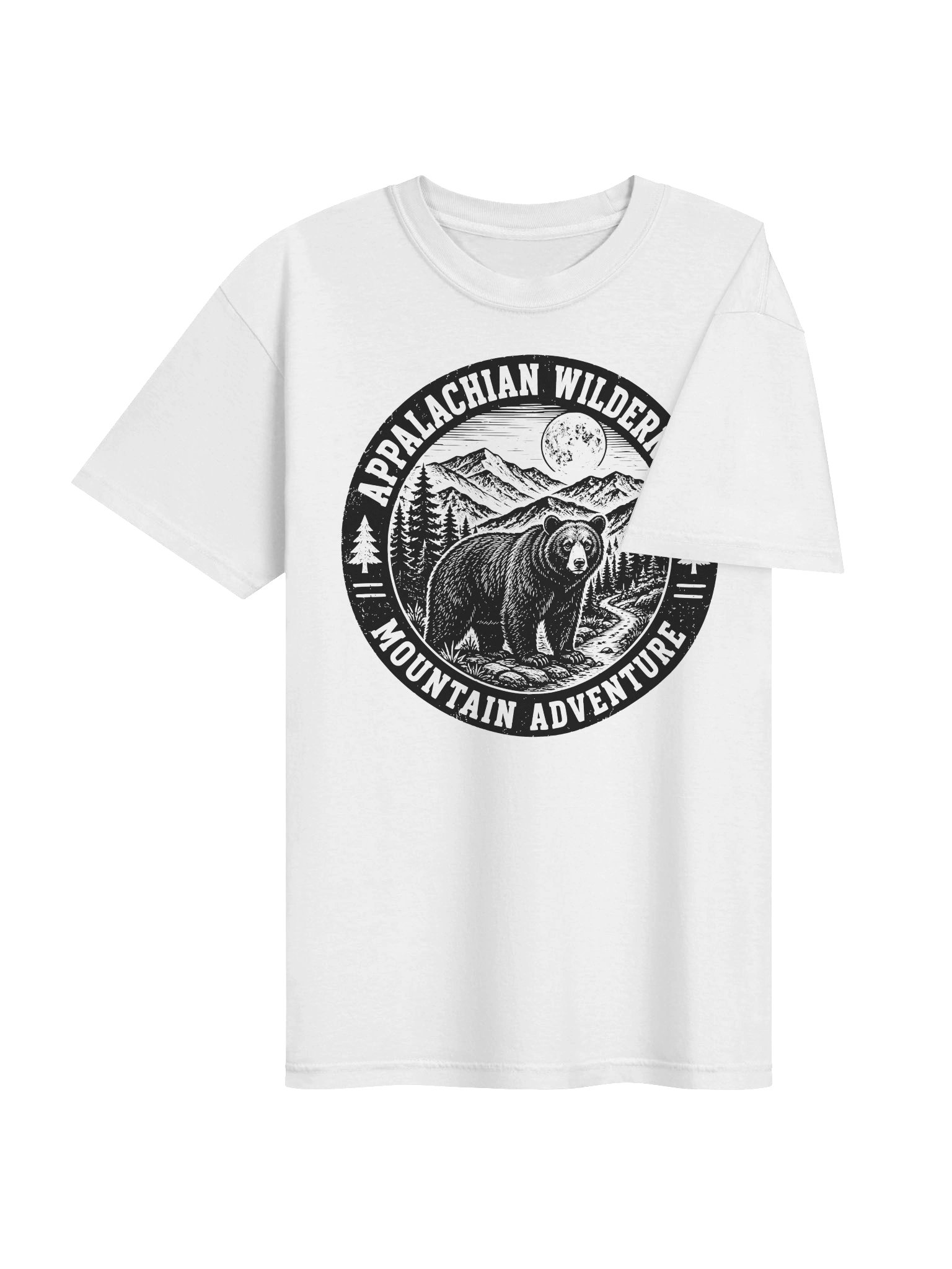 Appalachian Wilderness Bear T-Shirt | Vintage Mountain Outdoor Tee product image (22)