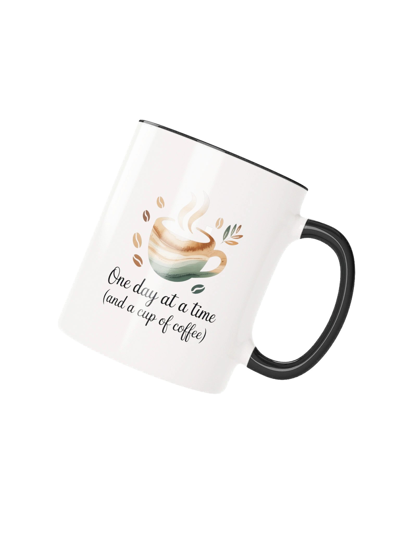One Day at a Time Coffee Mug - with Color Inside product image (2)