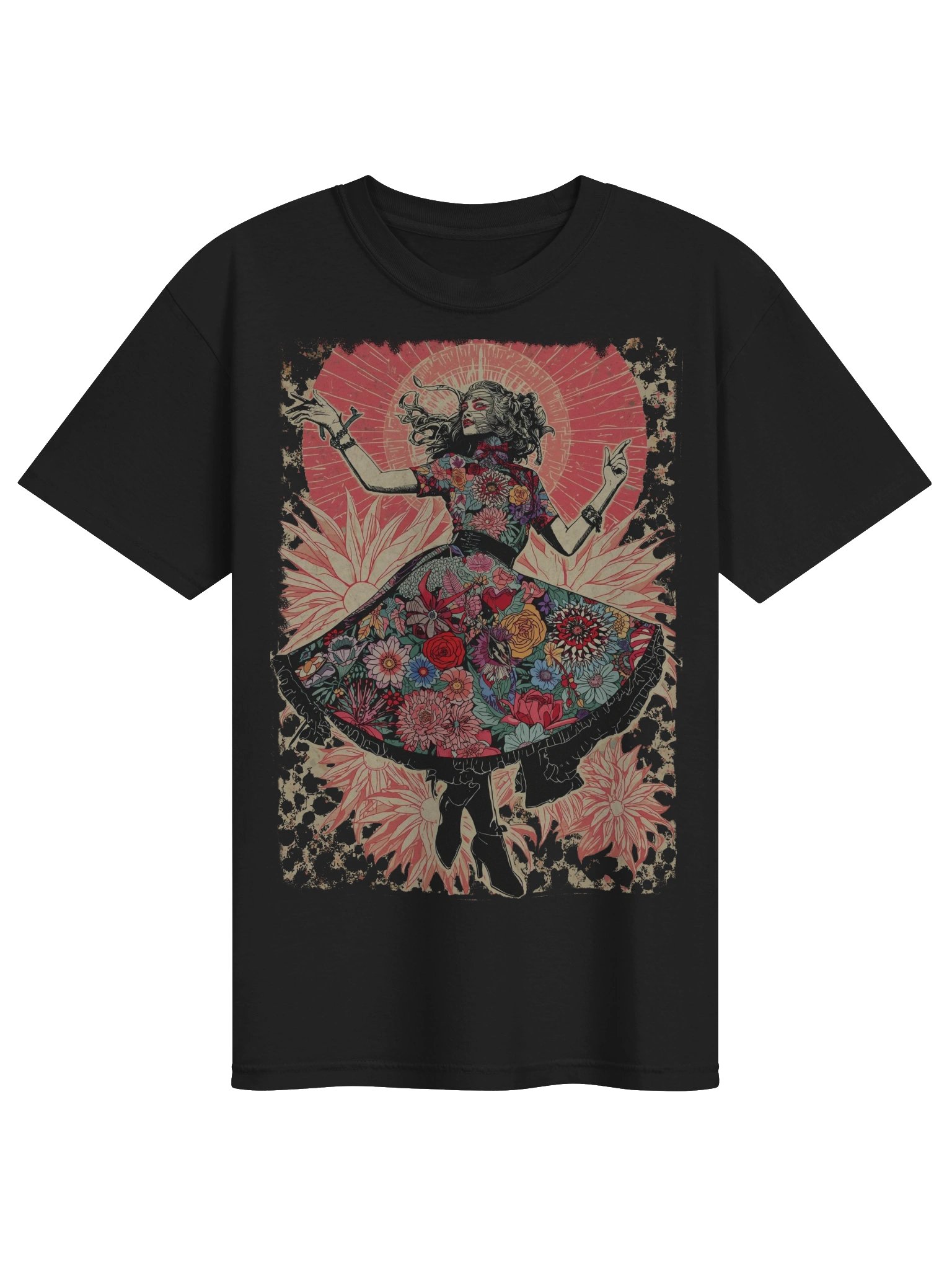 Floral Halo Dancer Heavyweight Tee product image (1)