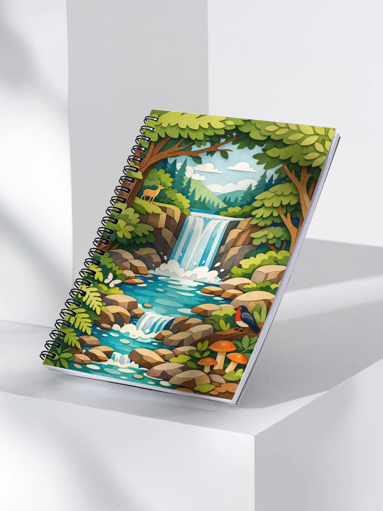Tranquil Forest Serenity Spiral Notebook product image (3)