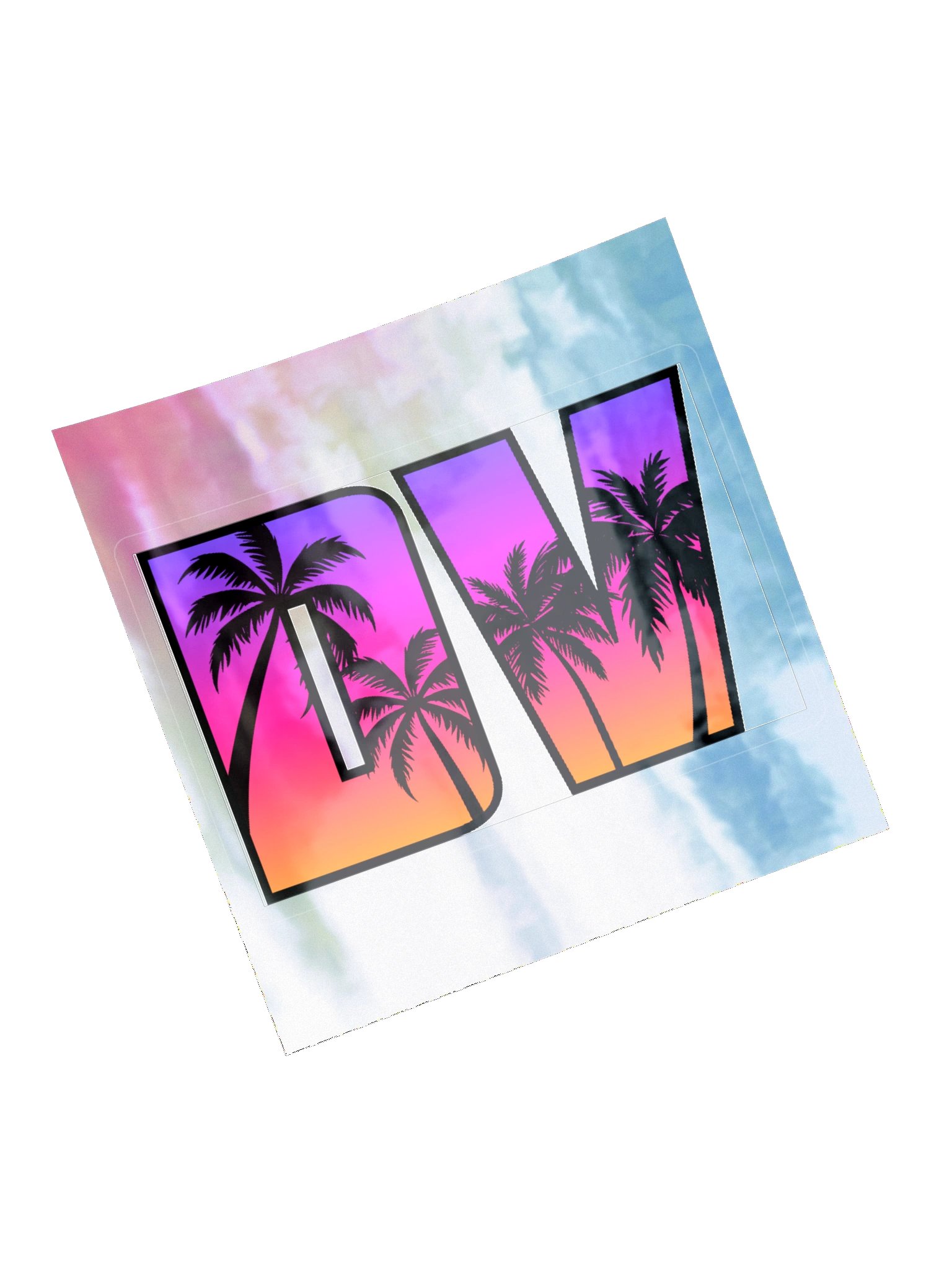 DV vice holographic sticker product image (14)