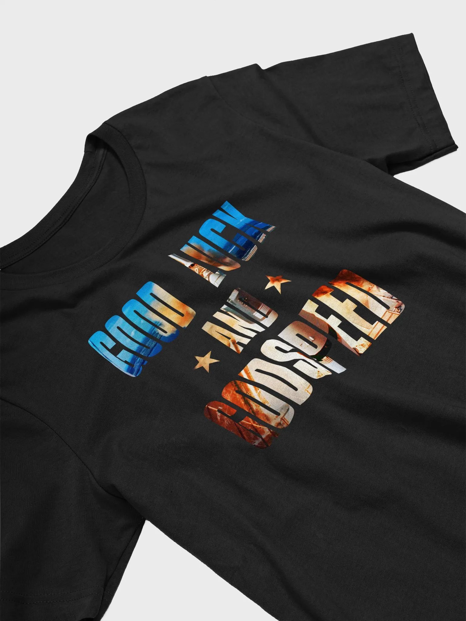 Good Luck and Godspeed / NASA — Short-Sleeve Unisex T-Shirt, Space T-Shirt, NASA Apollo product image (7)